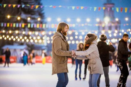 Couple Ice Skating